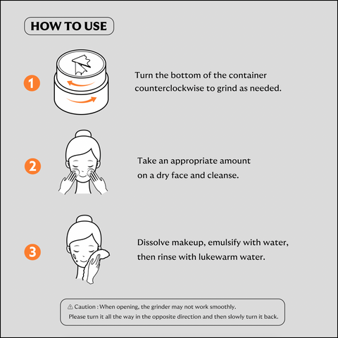 SUNDUK JEJEU CARRABIOME X Grinder Cleansing Balm