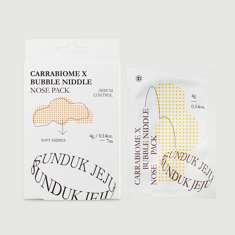 SUNDUK JEJU CARRABIOME X Bubble Niddle Nose Pack
